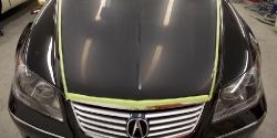 Full Wet Sanding of 2005 Acura RL in Nighthawk Black Pearl to Reduce Orange Peel post thumbnail