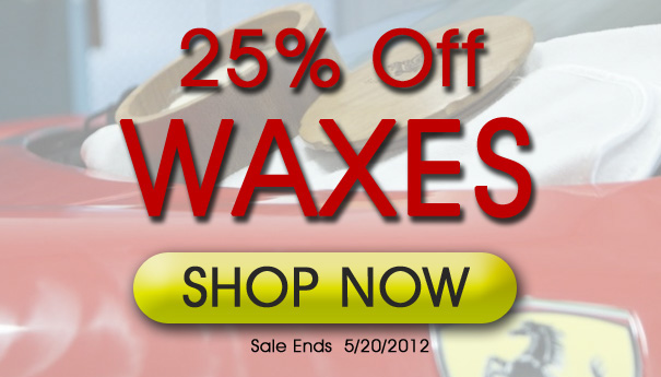 25% Off Wax Sale