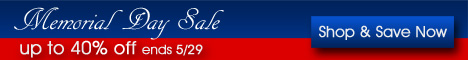 Big Memorial Day Sale Up To 40% Off