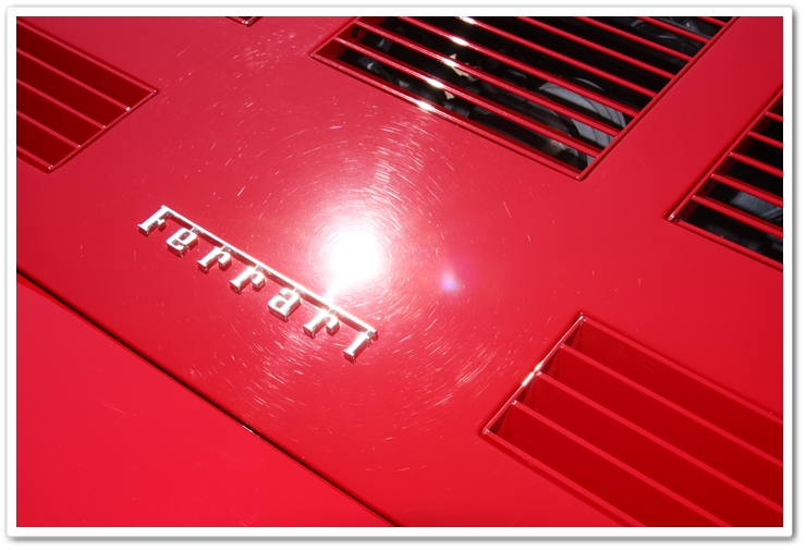 1985 Ferrari 288 GTO swirled paint before an Esoteric Auto Detail