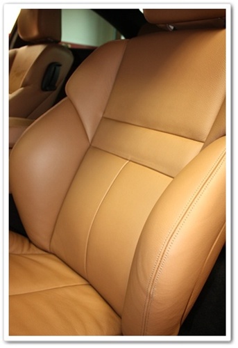 BMW M6 leather seats after using Leatherique Prestine Clean