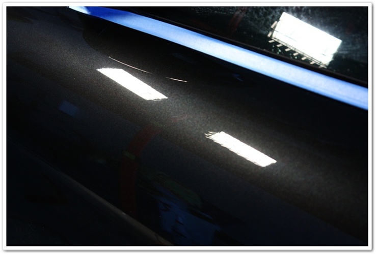 BMW M6 black sapphire paint after Esoteric Auto Detail polishing with Menzerna SIP and orange pad