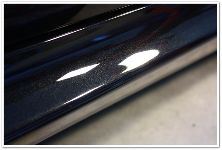 BMW M6 black sapphire paint after Esoteric Auto Detail polishing with Menzerna SIP and orange pad