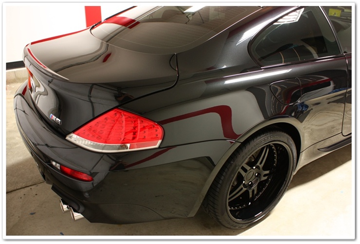 2008 BMW M6 black sapphire metallic detailed by Esoteric Auto Detail