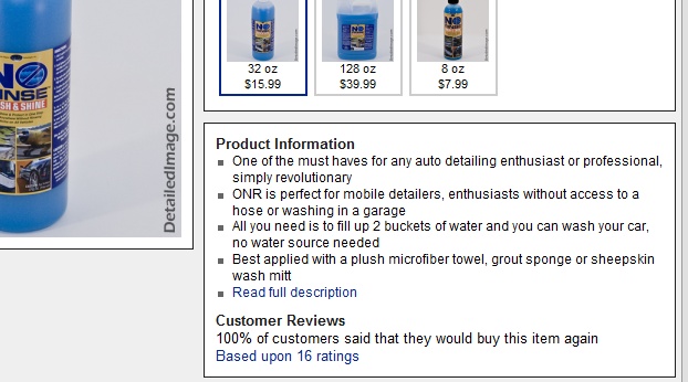 Detailed Image feature - bulleted descriptions