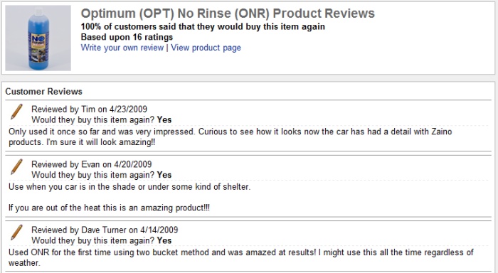 Detailed Image feature - reviews