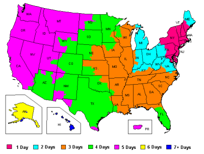 Detailed Image Shipping Map