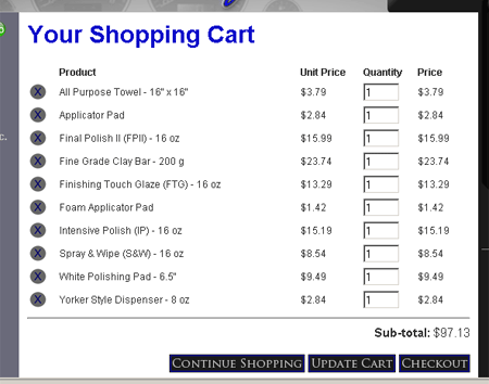 View Your Cart