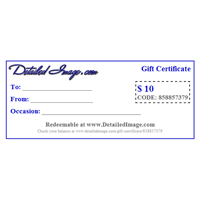 Detailed Image Gift Certificate
