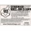 Chemical Guys Citrus Wash Wheel & Rim Cleaner Manufacturer Label