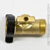 Gilmour Brass Connector High Flow Shut-off Valve
