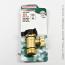 Gilmour Brass Connector High Flow Shut-off Valve