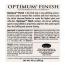 Optimum Finish Polish - 32 oz manufacturer label