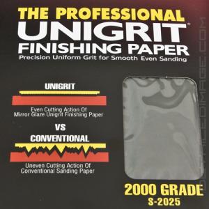 Meguiar's 2000 Grade - Unigrit Finishing Sand Paper