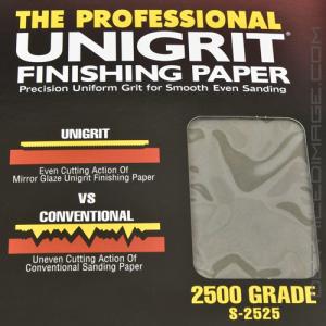 Meguiar's 2500 Grade - Unigrit Finishing Sand Paper