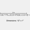 DetailedImage.com Silver Vinyl Sticker