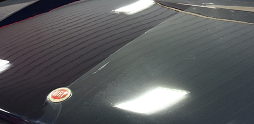 Fiat Show-Car saved from Paint Overspray