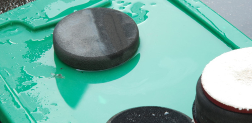 Pad Cleaning Using a Power Washer