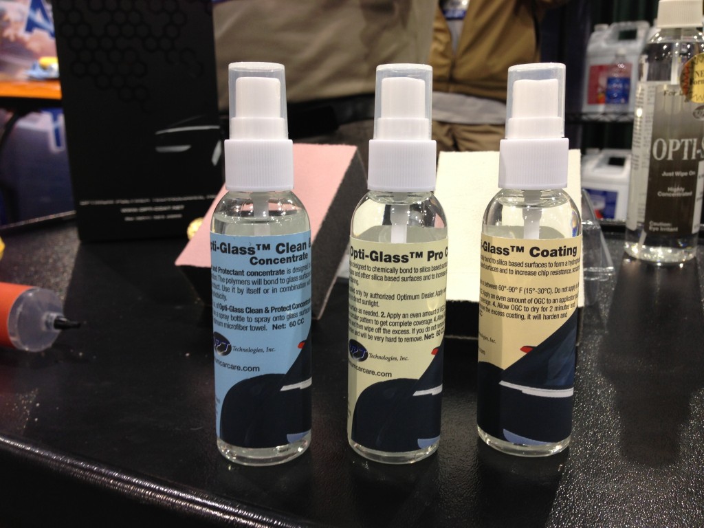 Optimum Opti-Glass Coating, Opti-Glass Pro Coating, and Opti-Glass Clean and Protect Concentration