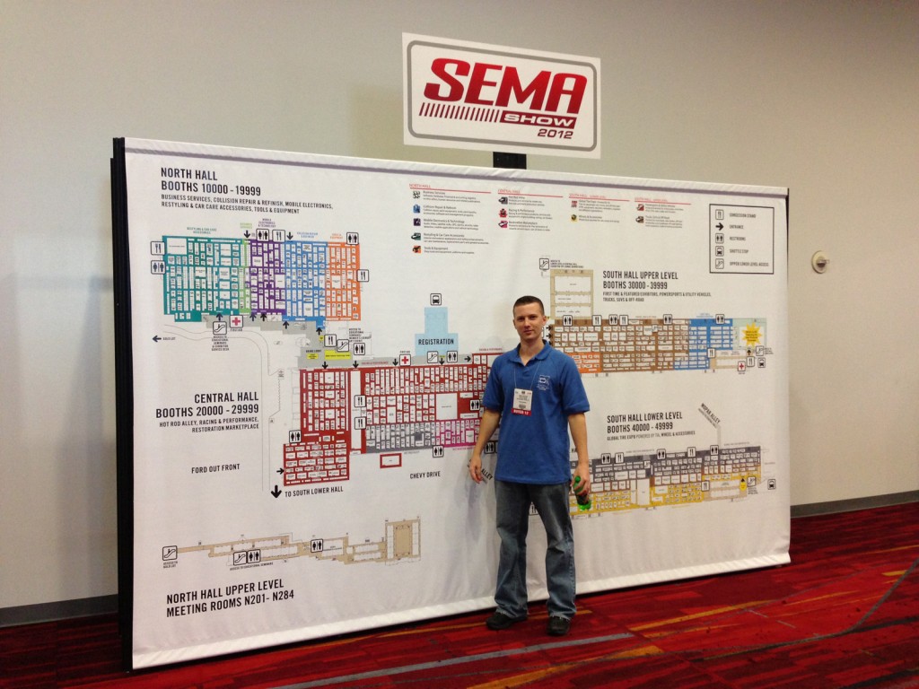 SEMA Show 2012 Map