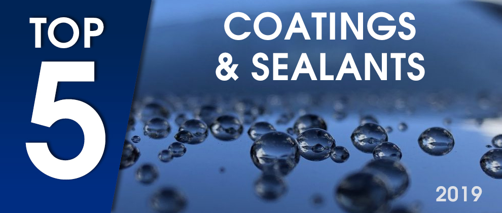 Top 5 Coatings and Sealants 2019