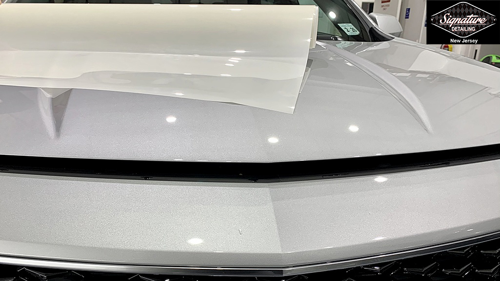 Paint Protection Film on Hood - Signature Detailing NJ