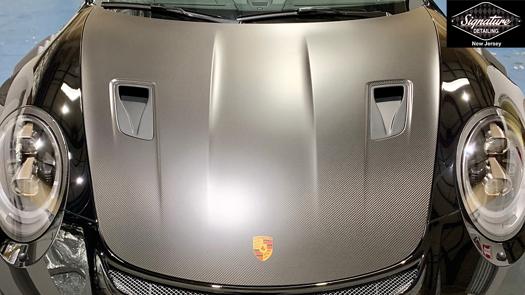 Porsche GT3RS - Matte PPF Installation on Hood - Signature Detailing NJ
