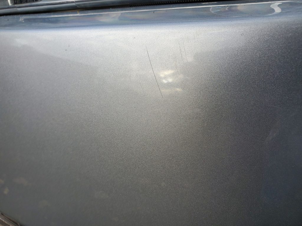 scratches on bumper