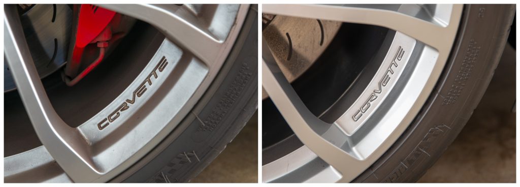 wheel before and after