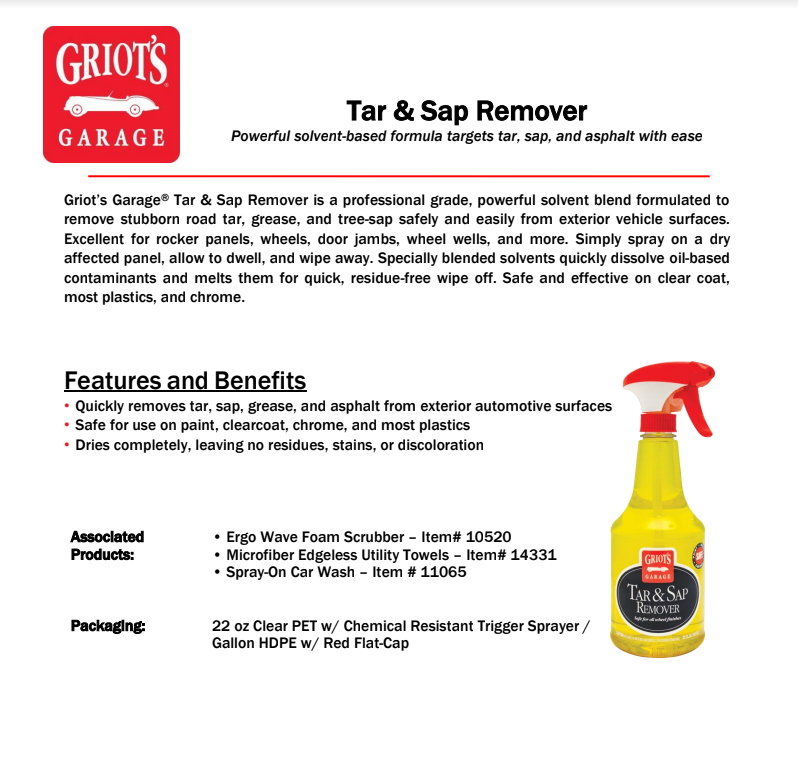tar and sap remover