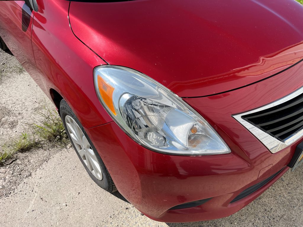 headlights polished and protected
