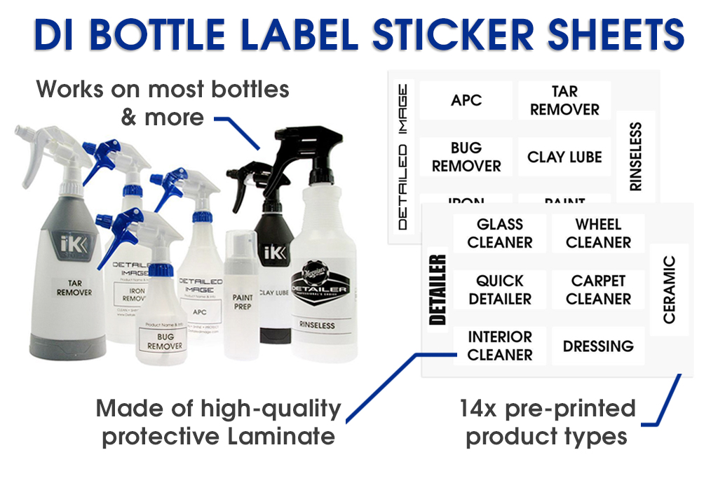 DI Bottle Label Sticker Sheets