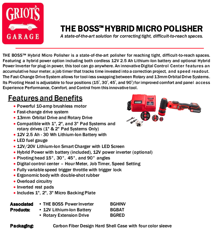 THE Boss Hybrid Micro Polisher
