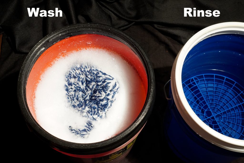 wash and rinse bucket