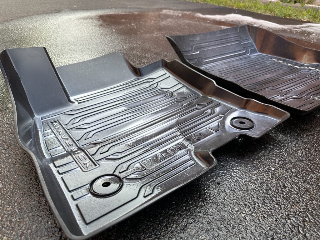 Floor Mats Covered in Aerospace Protectant