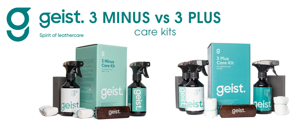 Geist. 3 Minus Care Kit for Leather & Vinyl