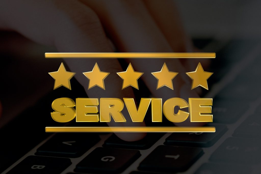 Typing A Positive Review