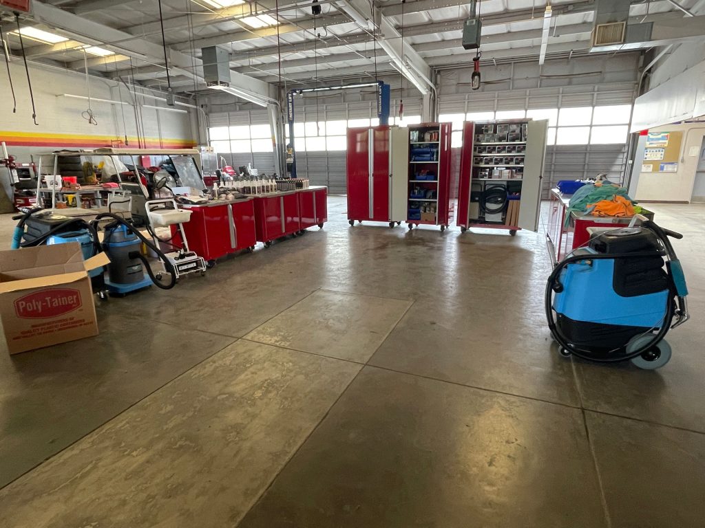 Bakersfield College Garage Setup