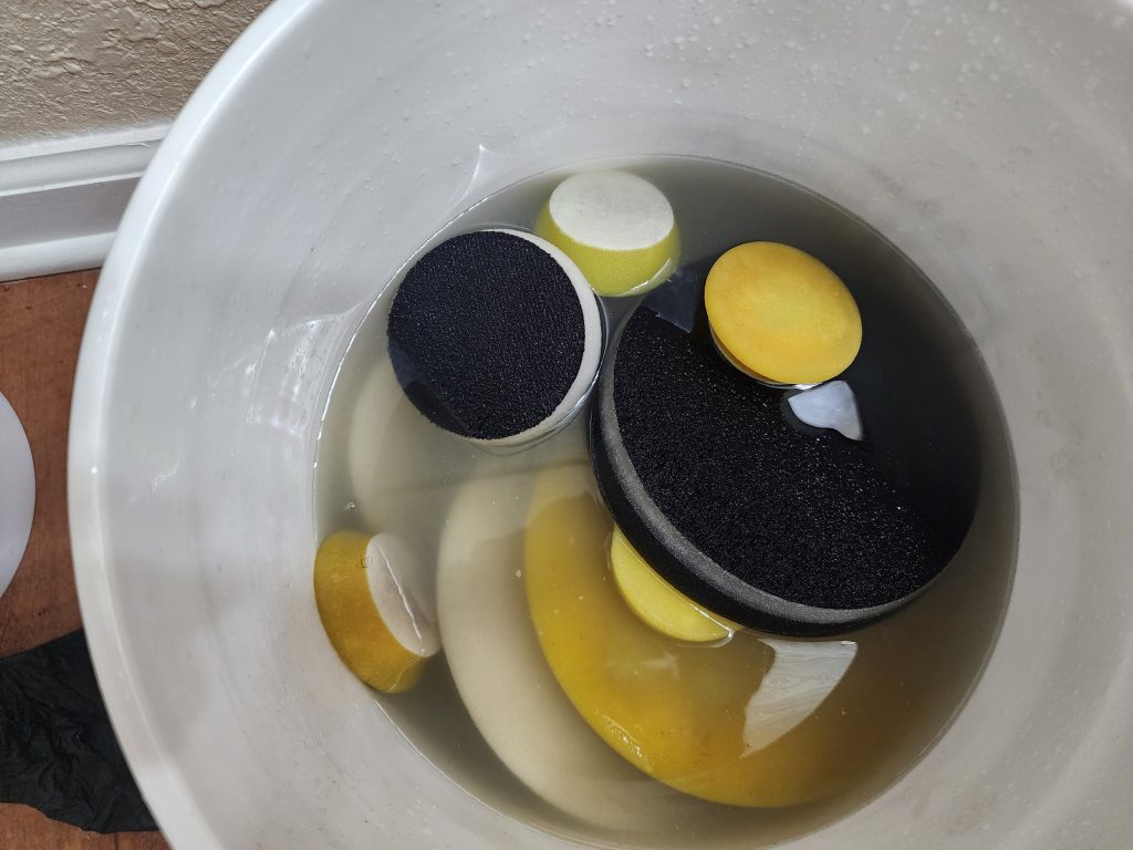 pad cleaner reaction to pads