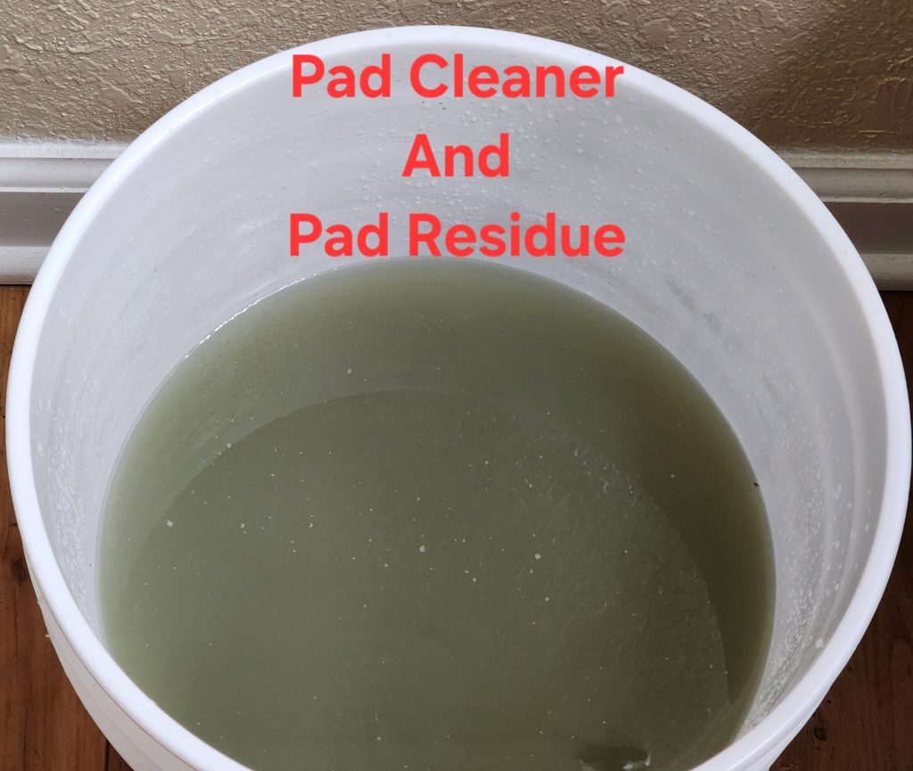 dirty pad water