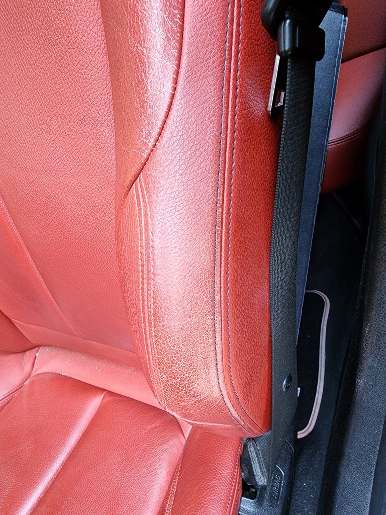 leather seats dye issues