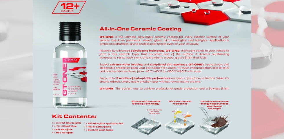 Gtechniq GT One Information