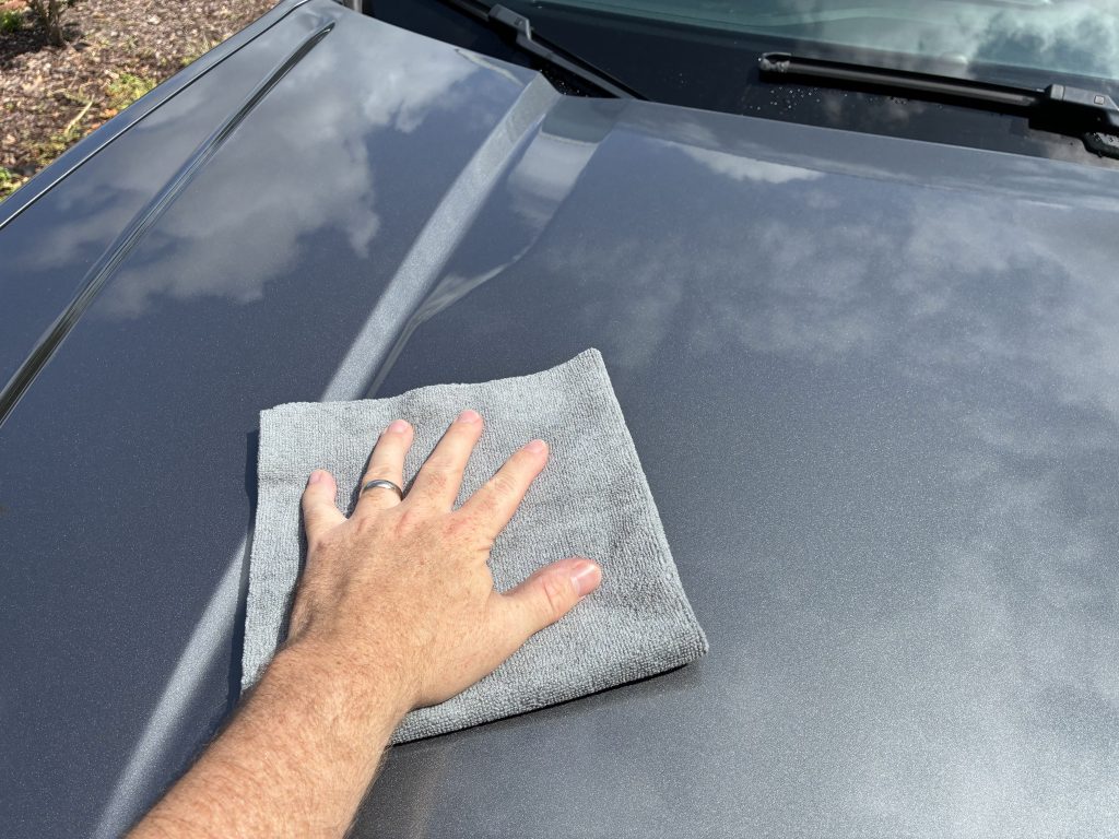 First Towel Application