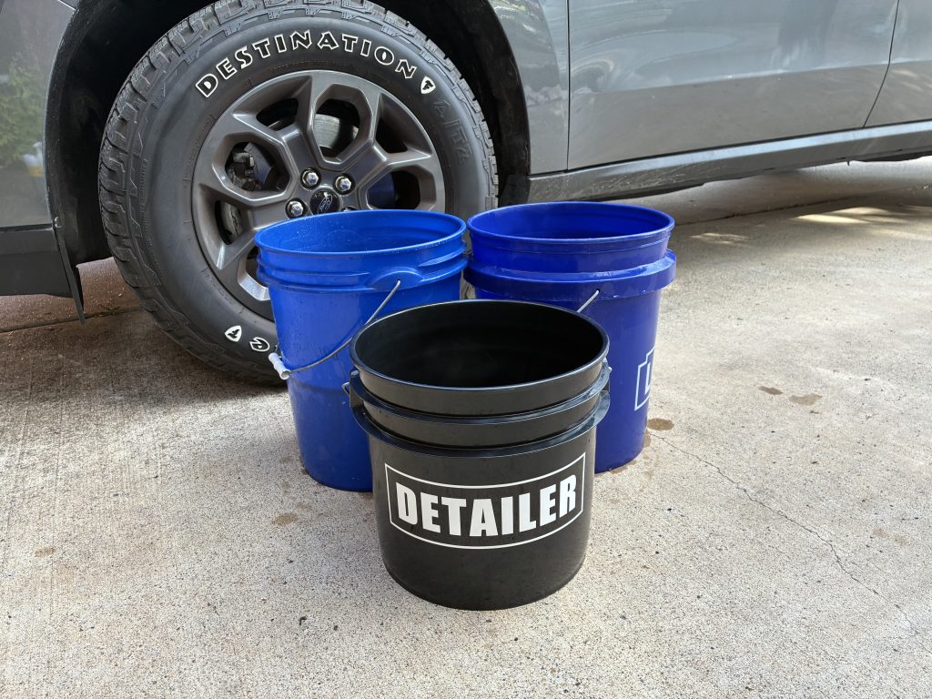 Three Buckets_Wheel Wash and Rinse