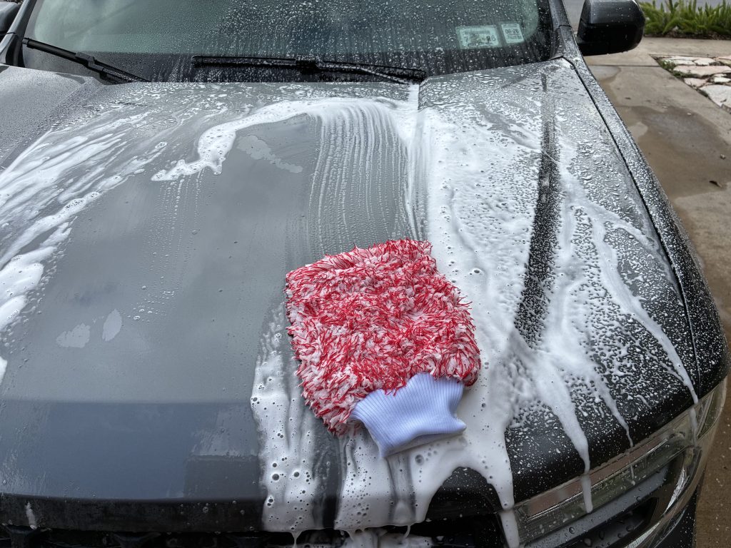 Wash Mitt on Paint Third Swipe