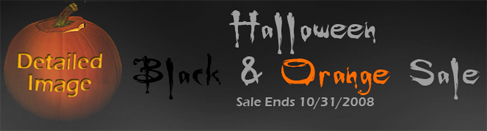 Detailed Image Halloween Black & Orange Sale 2008