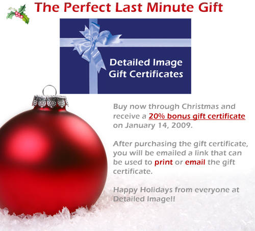 The Perfect Last Minute Gift - Detailed Image Gift Certificate