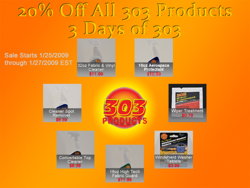 20% Off 303 Products Newsletter