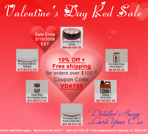 Valentine’s Day Red Sale