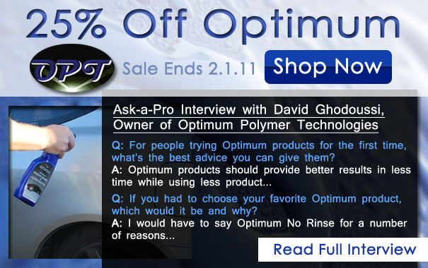 Optimum Polymer Technology Sale & Exlcusive Interview w/ Optimum Owner David Ghodoussi (Dr. G)